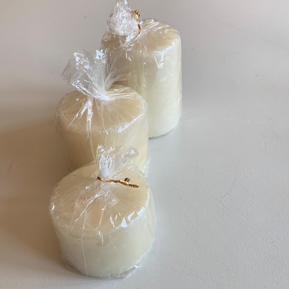 Three pieces set of candle